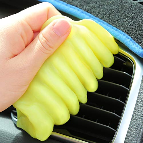 2023 UpgradedCleaning Gel for Car, Car Cleaning Kit Car Accessories Universal Detailing Automotive Dust Car Crevice Cleaner Auto Air Vent Interior Detail Removal Putty Cleaning Keyboard Cleaner