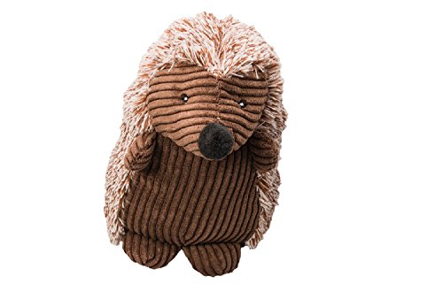 SPOT Ethical Pets 8" Assorted Corduroy Hedgehogs Plush Dog Toy, Small, Medium Breeds