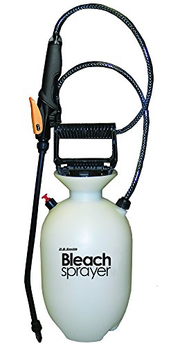 Smith 190360 1 Gallon Bleach and Chemical Sprayer for Lawns and Gardens or Cleaning Decks, Siding, Concrete and Mold Removal