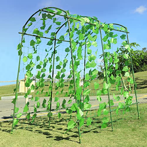 Large Garden Arch Trellis, Tunnel Trellis for Climbing Plants Outdoor, Vegetables Like Squash Cucumber and Grape