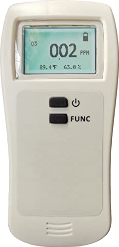 Portable Low-Level Ozone Gas Detector, 0-10ppm O3 Ozone Meter, Ozone Gas Monitor, 0.01 PPM Resolution