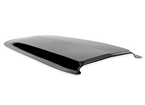 Scott Drake Stamped Steel Hood Scoop in a Semi-Gloss Black Finish, Compatible with 1965-1966 Ford Shelby Mustang GT350, Model S1MS-16025-M