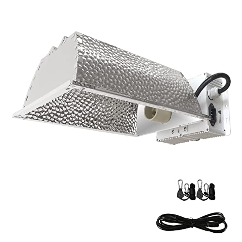 Oppolite 315W CMH Grow Light Fixture Full-Spectrum for Veg and Bloom Replace 1000W LED or HPS Grow Light, 120V/240V Ballast, 120V Plug(NO Bulb)