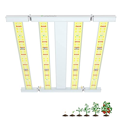 LED Grow Light S3000 Osram Diodes 4light Bars UPDAYDAY LED Grow Lamp Built-in15 Spectrum IncludeHPS CMH MH Sunlike Full Spectrum Dimmable Cover 4x4ft for Indoor Plants Greenhouse