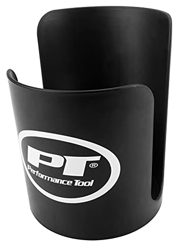 Performance Tool W12525 Black Magnetic Cup Caddy, Organizer Magnet for Bottles, Screwdrivers, Pencils