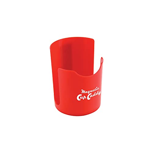 Master Magnetics Magnetic Cup Caddy, 3.25" Inner Diameter, 4.625" Height, Red, 07582