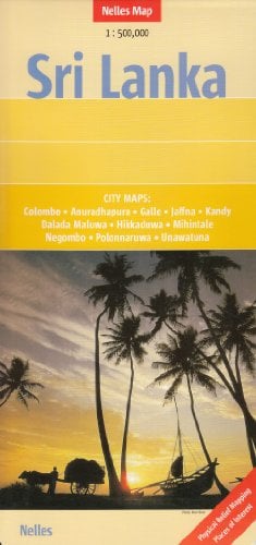 Sri Lanka Map (Nelles Maps) (English, Spanish, French, Italian and German Edition)