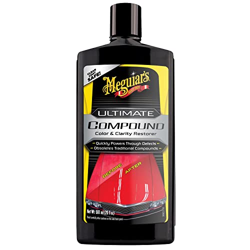 Meguiars Ultimate Compound, Car Compound Restores Car Paint and Car Shine - 20 Fl Oz Bottle