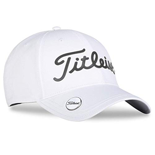 Titleist Men's Standard Hat, White/Charcoal