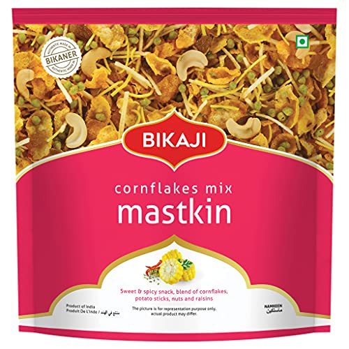 Bikaji Mastkin | Corn Flakes & Dry Fruit Mixture - 400 gram