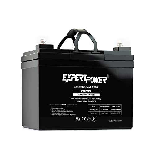 ExpertPower 12v 33ah Rechargeable Deep Cycle Battery [EXP1233 ]