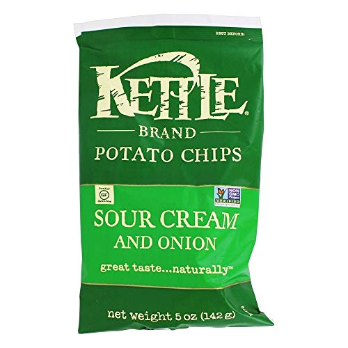 Kettle Foods Chip Potato Sour Cream & Onion, 5 oz