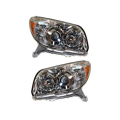 Evan Fischer Headlight Set Compatible with 2006-2009 Toyota 4Runner Sport Limited SR5 Models Assembly Driver and Passenger Side