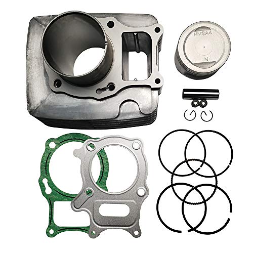 JINFANNIBI Cylinder Piston Ring Gasket Top End Rebuild Kit Compatible for Honda Recon 250 Sportrax 250 TRX250X TRX250EX TRX250TM TRX250TE 1997-2019