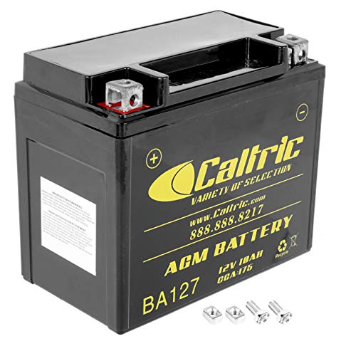 Caltric Agm Battery Compatible with Honda Trx 250 Te Recon 250 2X4 Es 2002 2003 2004 2005-2016