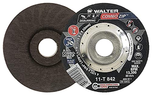 Walter Zip Spin-On High Performance Cutoff Wheel, Type 27, (Pack of 25)