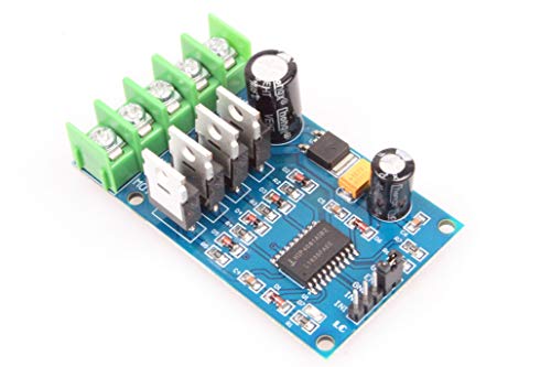 NOYITO 170W High-power H-bridge Motor Drive Module 2-Channel PWM Inputs 0-100% Duty Cycle with Instantaneous Braking Capability Forward Reverse Support 3.3V 5V Logic input Analog input MCU IO Port