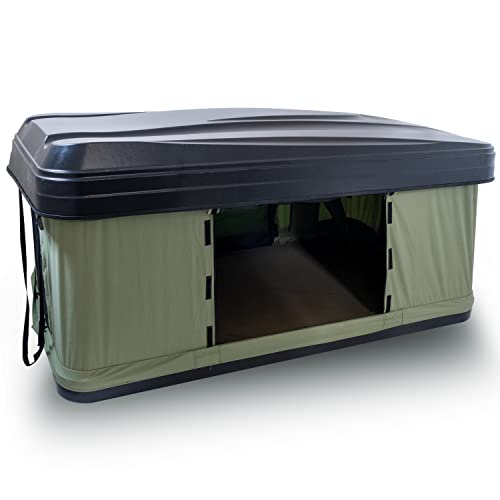 Trustmade Nomad Hardshell Rooftop Tent - Black/Green