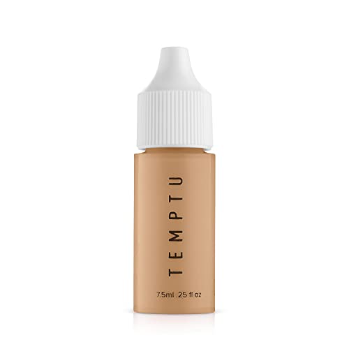 TEMPTU SilkSphere Airbrush Foundation: Long-Lasting Liquid Makeup, Medium to Full Coverage | 4-In-1 Formula Foundation, Primer, Concealer & Corrector | Luminous, Dewy Finish | Available in 18 Shades