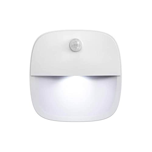 Night Light, Motion Sensor Light Indoor, Battery Powered Cool White Led Night Light, Stick-On Motion Sensor Night Light for Toilet, Bedroom, Battery Hallway, Stair Light, Motion Activated Wall Light