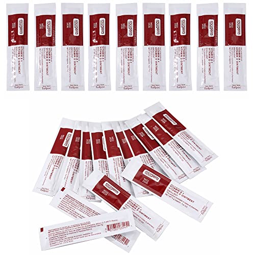 Microblading Aftercare Ointment,200Pcs Vitamin A & D Anti Scar Repair Gel Tattoo Aftercare Ointment,Tattoo Aftercare Cream for Body Art Permanent Makeup Microblading Supplies (200PCS)