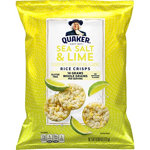Quaker Rice Crisps Sea Salt & Lime, 6.06 Oz