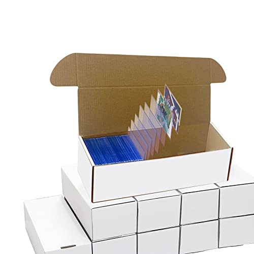Toploaders Box, Trading Card Storage Box for Toploader, Trading Card Holder Toploader Hobby Box, 10 Count Toploader Storage Box Baseball Card Storage Box Holds 5000 Sports Cards or 1500 Top loaders