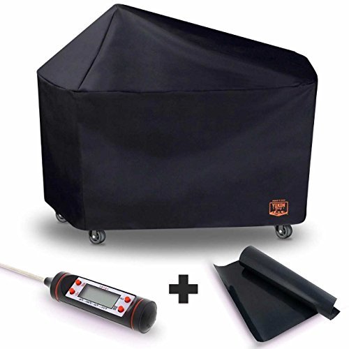 Yukon Glory 8268 Premium Grill Cover for 22" Weber Performer Charcoal Grills Compared to Weber 7152 Cover, Includes Grilling Kit