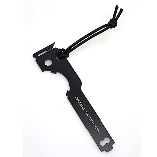 OST Gun Cleaning Carbon Scraper - Modern Sporting Tool for Scraping Carbon Buildup - Cleaning Kit Accessories/Emergency Cleaning Tools on The Go - Compact Rifle Cleaner w/Shock Cord Attachment