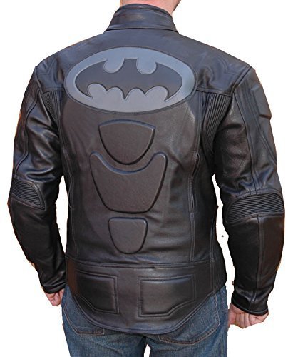 Motorcycle New Black Cowhide Leather Racing Jacket (Large)