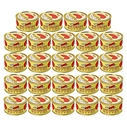 Creamery Canned Butter, Real Butter 100% pure no artificial colors or flavors-Great For Hurricane Preparedness Emergency Survival Earthquake Kit - 24 Can, Full Case