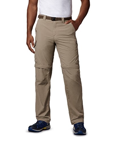 Columbia Men's Silver Ridge Convertible Pant, Breathable, UPF 50 Sun Protection, Tusk, 32x30