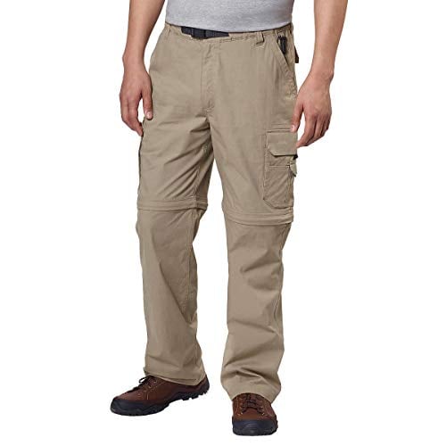 BC Clothing Mens Convertible Pant with Stretch,Variety (LX30, Sand)