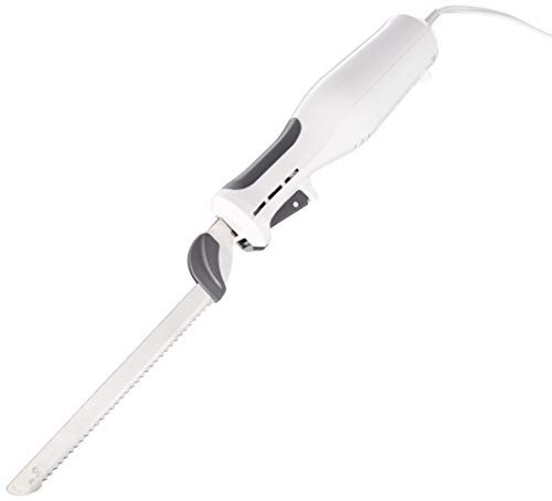Spectrum ComfortGrip Electric Knife, 9 inch, White