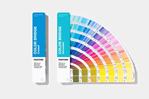 Pantone Color Bridge Guide Set - Coated & Uncoated | Ultimate Guide for Converting Pantone to CMYK, HTML, and RGB Equivalents | GP6102A