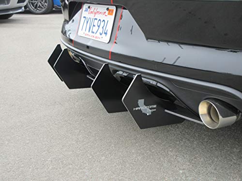 Hardcore Designs Rear Diffuser Compatible with Ford Mustang 2015-17 Made in USA!