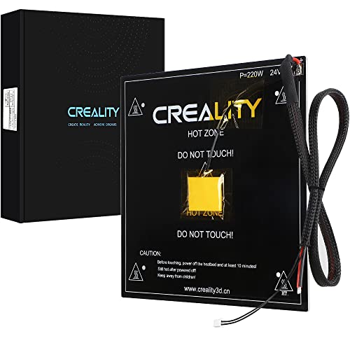 Creality Official Ender 3 V2 Heated Bed, Original 3D Printer Replacement Part Hotbed 220W 24V with Cable Line Compatible for Ender 3, Ender 3 Pro, Ender 3 V2