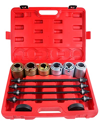 SCITOO Fit Cars LCV and HGV Engines Universal Press and Pull Sleeve Kit Removal Installation Bushes Bearings Tool Kit