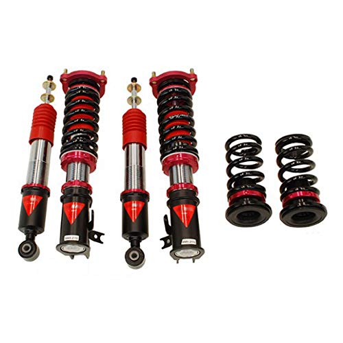 MMX3180-A MAXX Coilovers Lowering Kit, Fully Adjustable, Ride Height, 40 Damping Settings, compatible with Honda Civic Si(FG/FB) 14-15