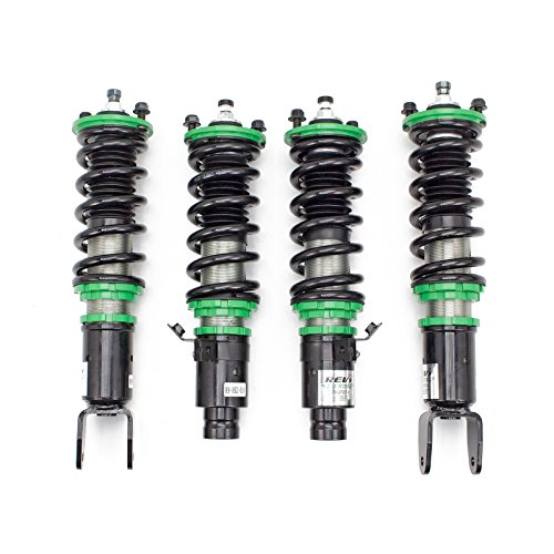 R9-HS2-014_1 compatible with Honda Civic (EG/EH/EJ) 1992-95 Hyper-Street II Coilover Kit w/ 32-Way Damping Force Adjustment Lowering Kit by Rev9, 32 Damping Level Adjustment