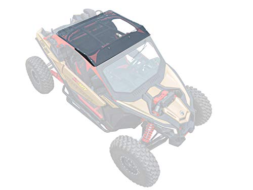 SuperATV Dark Tinted UTV Roof for 2017+ Can Am Maverick X3 (See Fitment) | Increases Visibility | Made of 1/4" Polycarbonate | Can Am Roof Keeps out Sun, Rain, & Debris | Rattle-Free Fit | USA Made!