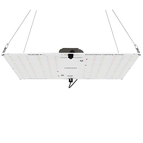 HLG 100 Rspec Horticulture Lighting Group Quantum Board LED Grow Light Veg & Bloom | High-Efficiency Upgraded LM301B LED's