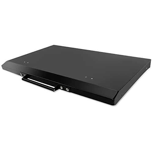 ECOTRIC 36" Griddle Cover Lid Powder Coated Black Aluminum Compatible with 36" Blackstone Griddle Black Stone