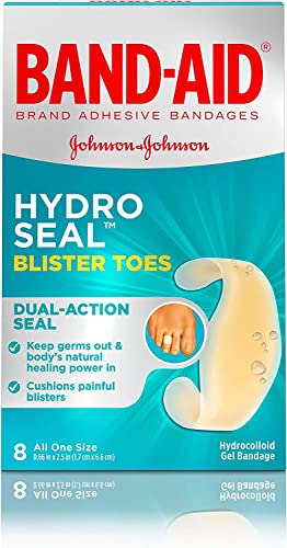 BAND-AID Brand HYDRO SEAL BLISTER TOE CUSHIONS, 8 COUNT