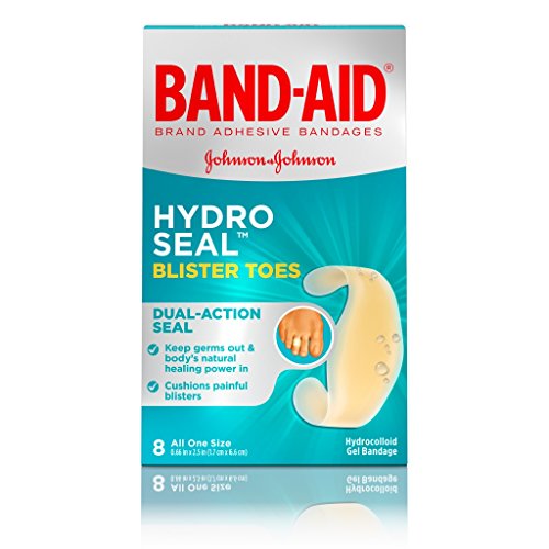 BAND-AID Brand HYDRO SEAL BLISTER TOE CUSHIONS, 8 COUNT