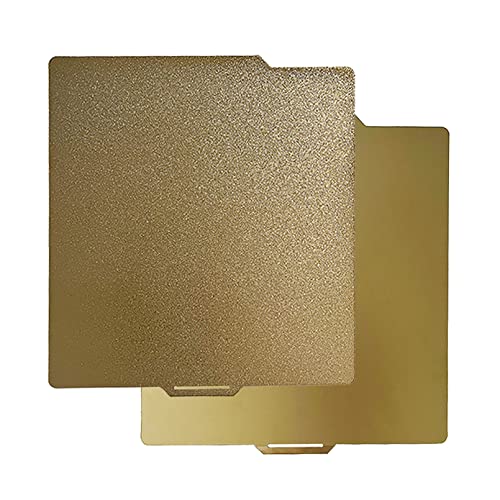CCTREE Double-Sided Smooth/Textured PEI Powder-Coated Sheet 3D Printer PEI Build Plate Sheet Hot Bed Flexible Sheet 257 x 257MM for Bambu lab x1/ p1p