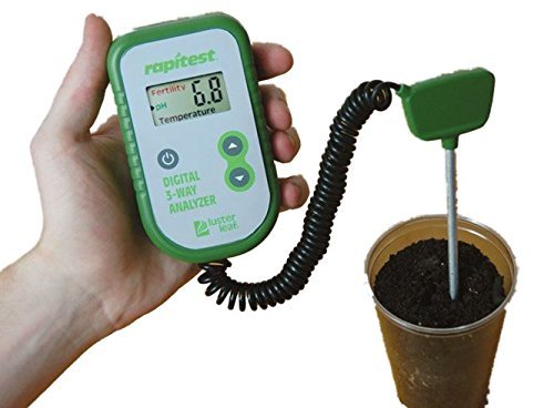 Digital 3 in 1 Soil Tester Analyzer Ph, Fertility, Thermometer Soil Garden Plant Test Tester