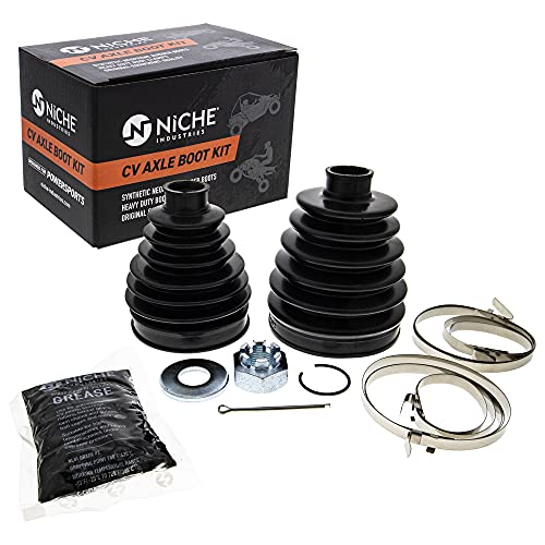 NICHE Front Rear CV Axle Boot Kit For Polaris 3236012 3236226 RZR XP Turbo S UTV