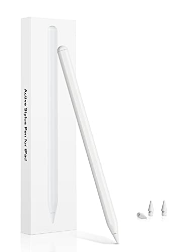 KEEPRO Pencil 2nd Generation for iPad, Magnetic Wireless Charge Tilt Sensitivity Palm Rejection Active Pen for Apple iPad Pro 11" 4/3/2/1, iPad Pro 12.9" 6/5/4/3, iPad Air 4/5, iPad Mini 6