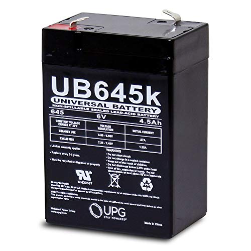 Universal Power Group 6V 4.5Ah SLA Battery for Coleman 5348 Lantern